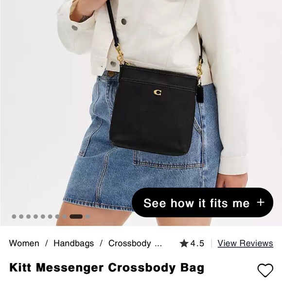 COACH Cross Grain Leather Kitt - Picture 1 of 8